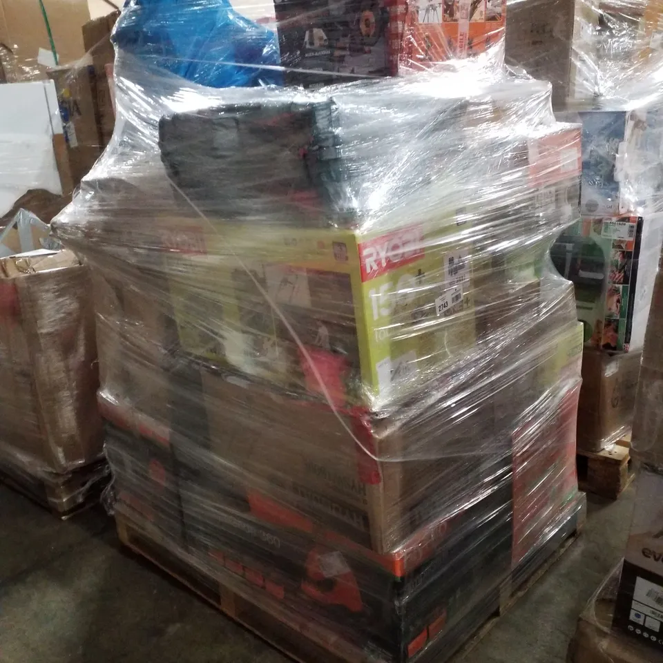 PALLET OF APPROXIMATELY 19 UNPROCESSED RAW RETURN HOUSEHOLD AND ELECTRICAL GOODS TO INCLUDE;