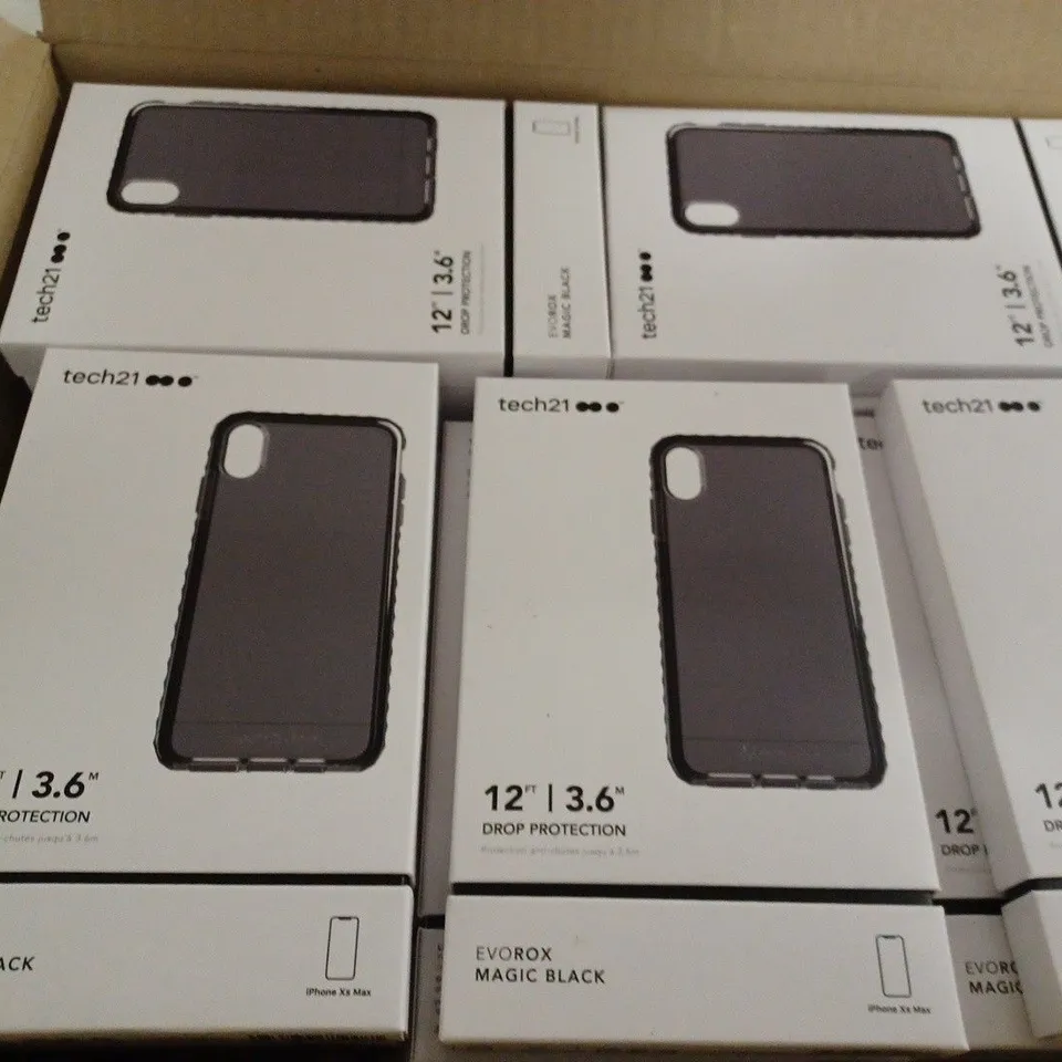 LOT OF 87 X TECH21 EVO ROX FOR APPLE IPHONE XS MAX DROP PROTECTION COVER CASE - MAGIC BLACK