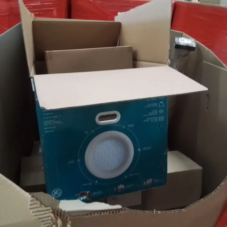 PALLET OF ASSORTED HOUSEHOLD GOODS AND PRODUCTS TO INCLUDE;CERAMIC FLOOR VASE,CEILING LIGHT,RESISTANCE BANDS