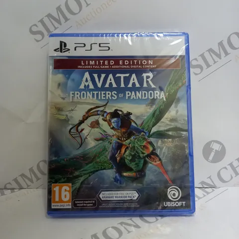 SEALED AVATAR FRONTIERS OF PANDORA LIMITED EDITION FOR PS5
