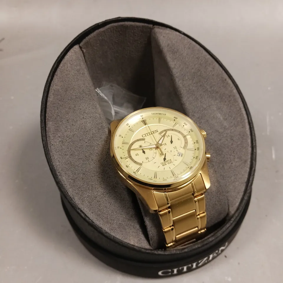 CITIZEN WR 100 QUARTZ CHAIN LINK WATCH 