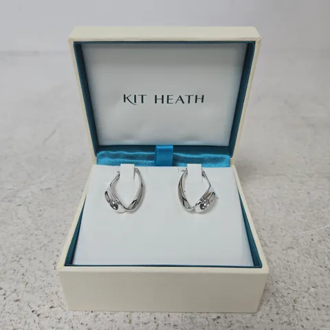 KIT HEATH SILVER TONE EARRINGS 