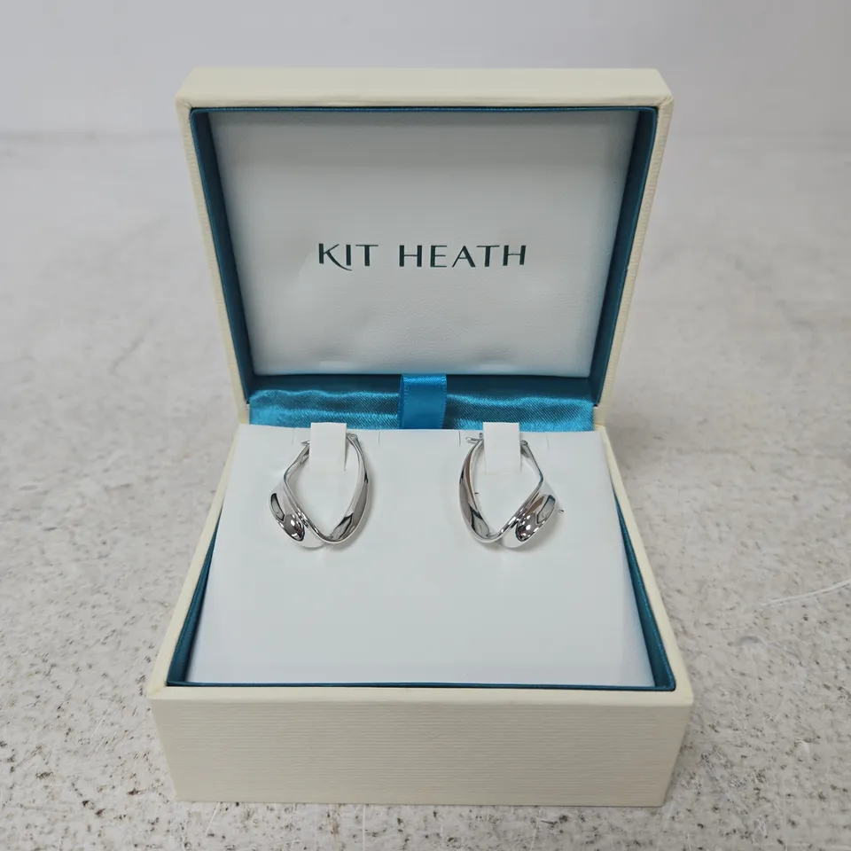 KIT HEATH SILVER TONE EARRINGS