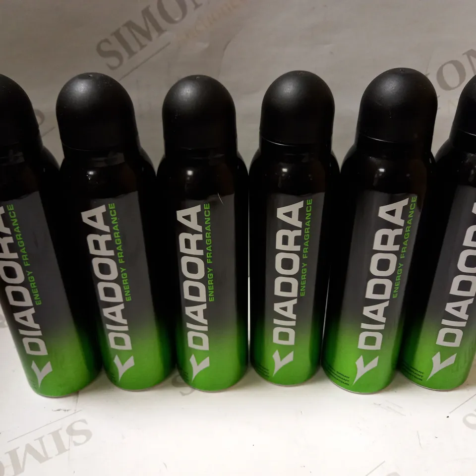 LOT OF APPROX 24 X 150ML DIADORA GREEN ENERGY FRAGRANCE 