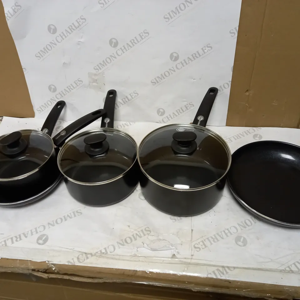 GREENPAN CAMBRIDGE CERAMIC NON-STICK COOKWARE SET