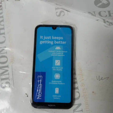 BOX OF APPROXIMETLY 30 NOKIA 1.3 DISPLAY PHONES