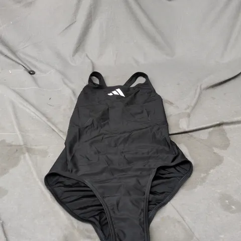 ADIDAS BLACK ONE-PIECE SWIMSUIT, SIZE 13-14 YEARS 