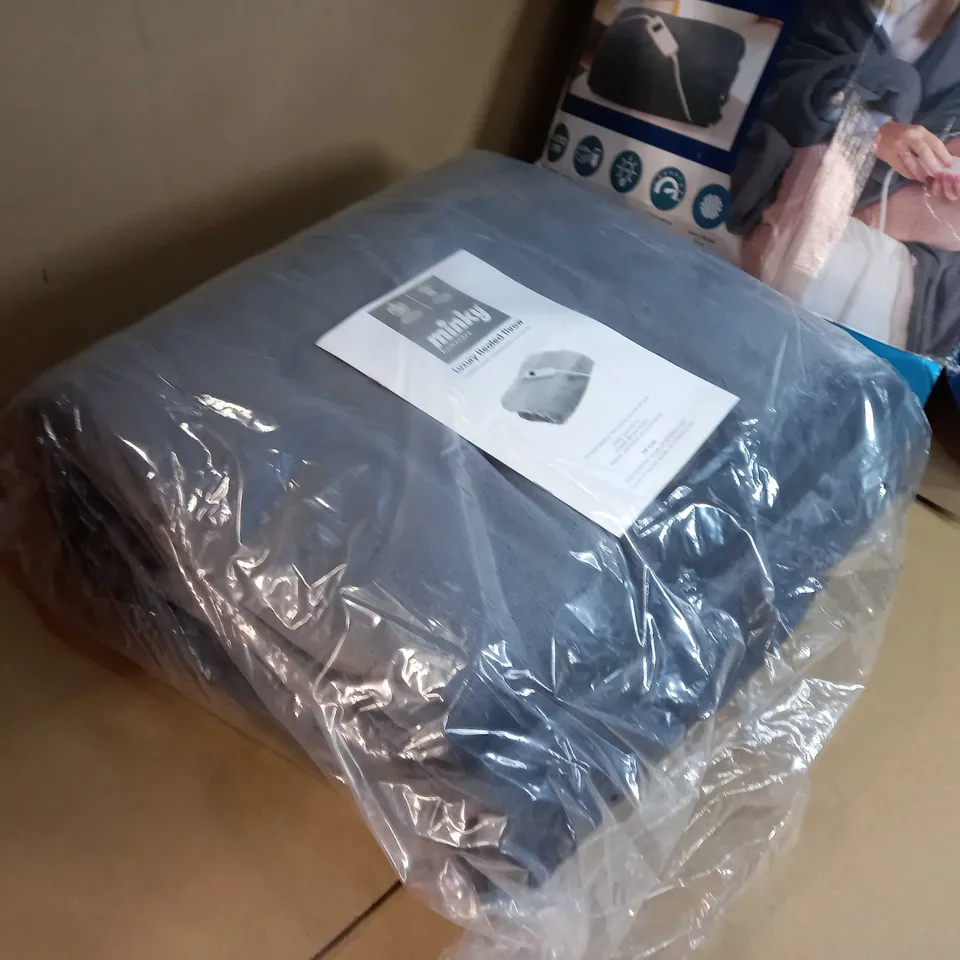 PACKAGED MINKY HEATED THROW
