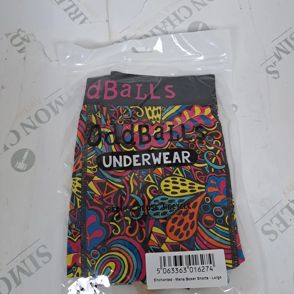 ODDBALLS MENS BOXER SHORTS - SIZE L