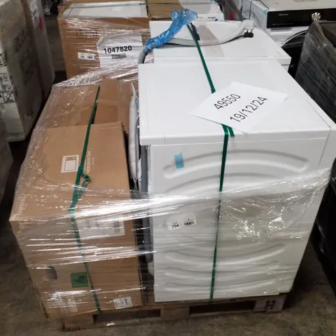 PALLET OF APPROXIMATELY 4 UNPROCESSED RAW RETURN WHITE GOODS TO INCLUDE;