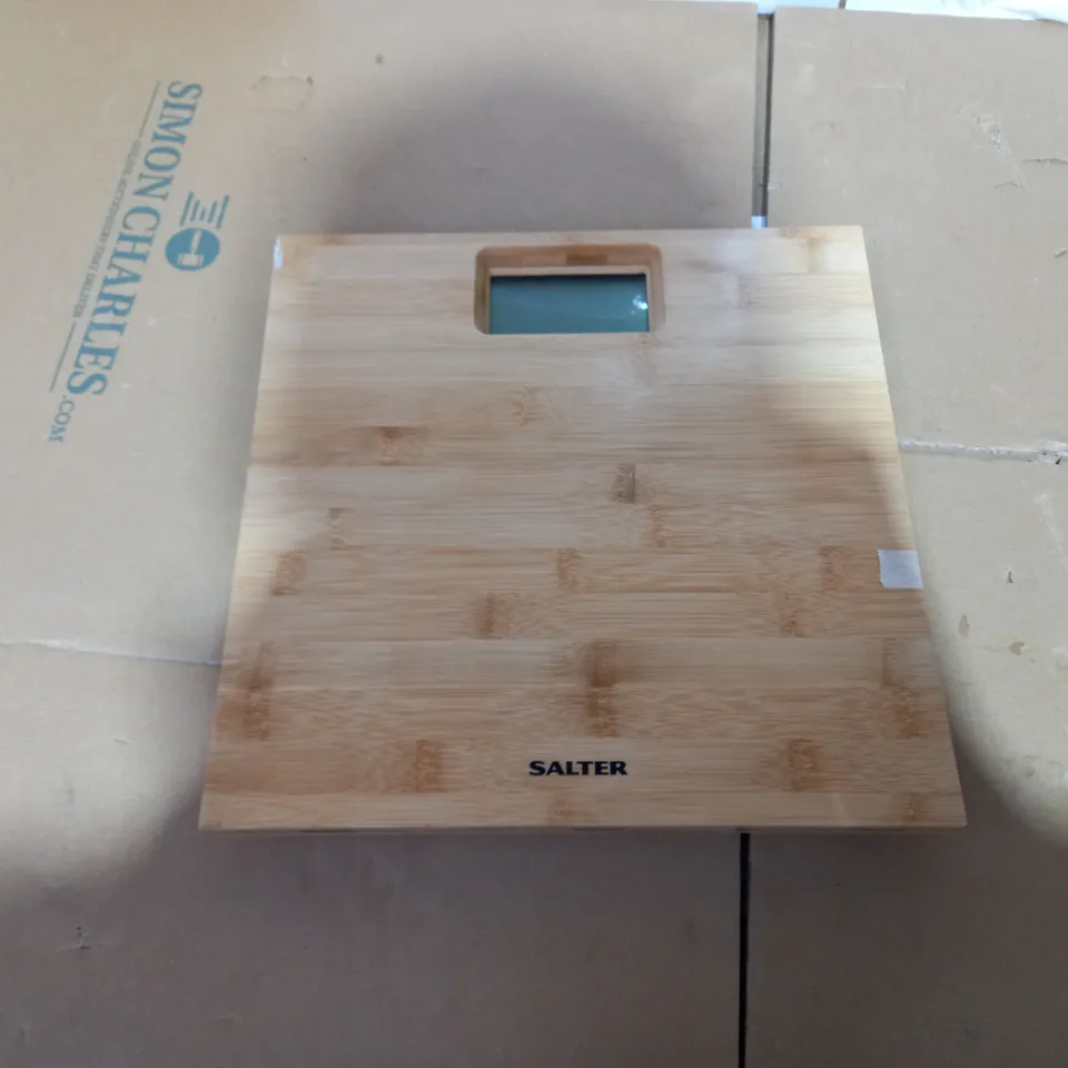 SALTER BAMBOO ELECTRONIC SCALE