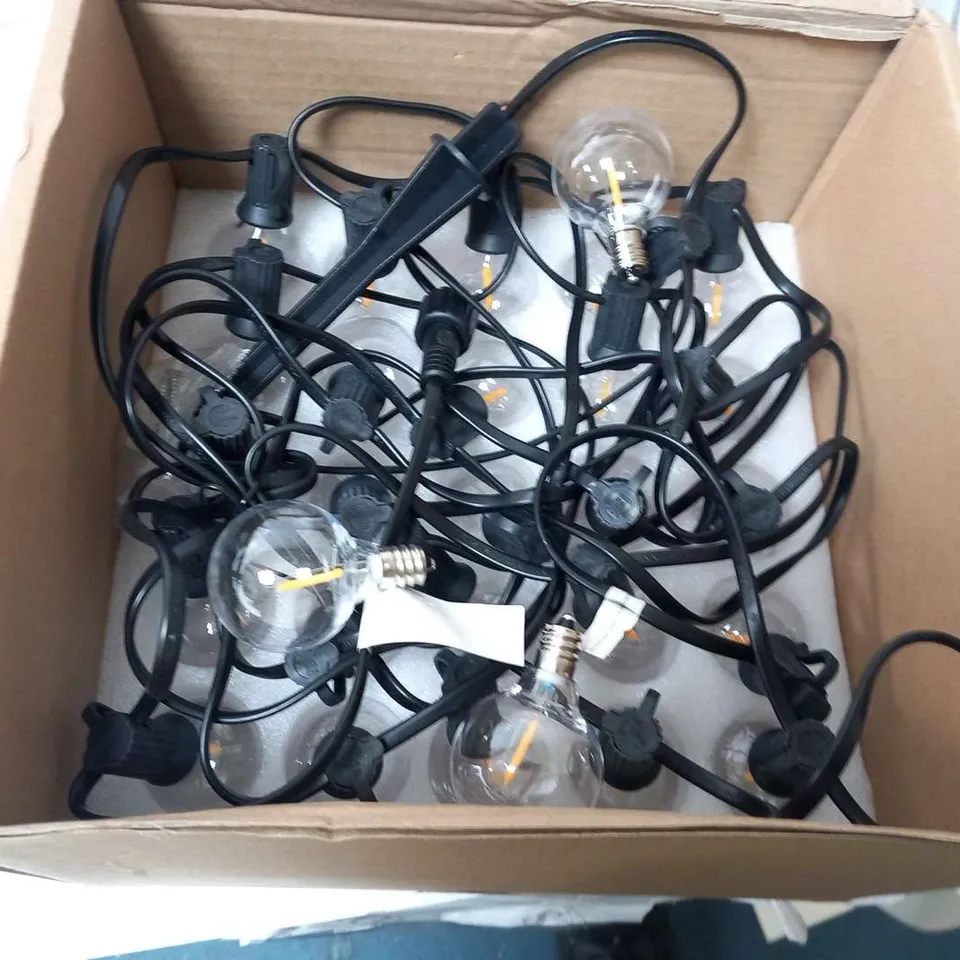 BOXED TEK LED CASTOR SOLAR POWERED LED BULB STRING FESTOON LIGHT GLOBE G40 LED BULB IP44