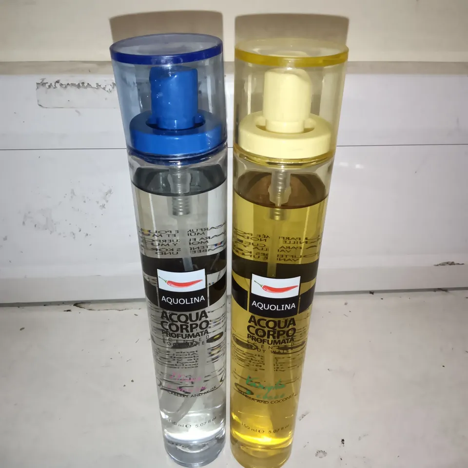 LARGE QUANTITY OF AQUOLINA ACQUA SCENTED BODY WATER