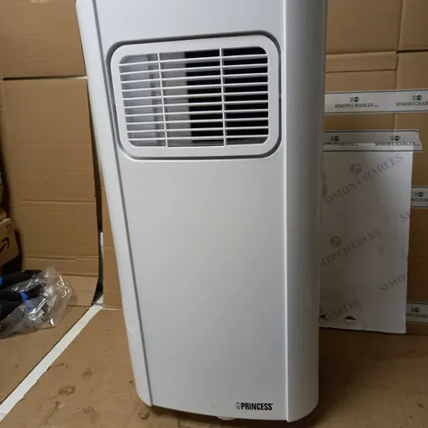 PRINCESS MOBILE AIR CONDITIONER, 7000 BTU, EASY STEER WHEELS, DEHUMIDIFER, FAN, REMOTE CONTROL