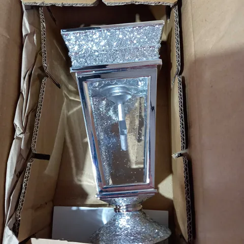 JULIEN MACDONALD FLAMELESS SWIRLING GLITTER STAR CANDLE HOLDER