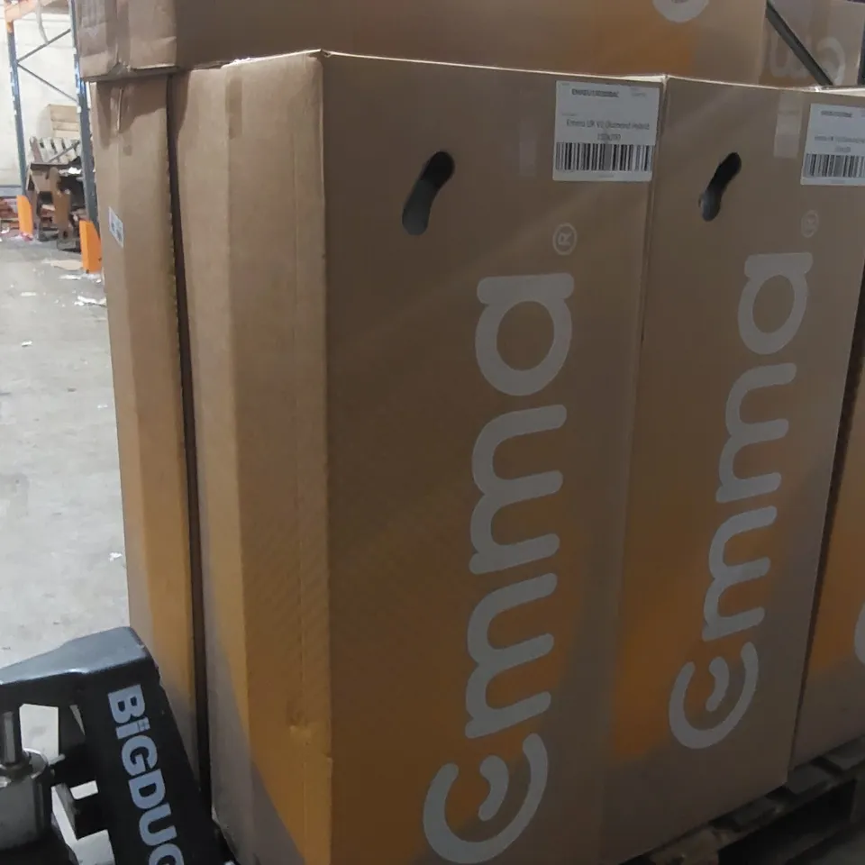 BRAND NEW BOXED EMMA UK V2 DIAMOND HYBRID 150 x 200CM KING SIZE MATTRESS 