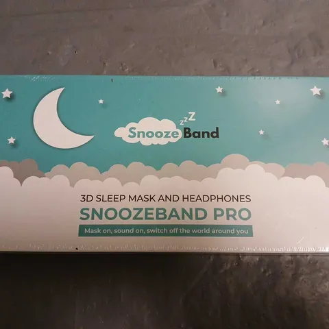 SEALED SNOOZE BAND PRO 3D SLEEP MASK AND HEADPHONES 