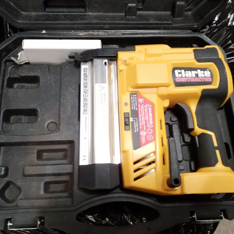 CLARKE CONTRACTOR CONSN18LIC 18V LI-ION STAPLER/NAILER