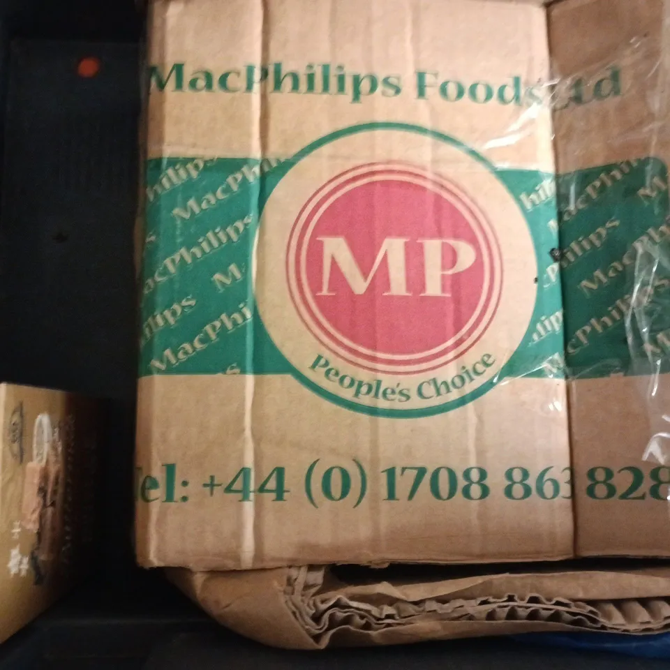 APPROXIMATELY 5 ASSORTED FOOD AND DRINK ITEMS TO INCLUDE BLUE LOTUS, JELLY BEANS, ETC