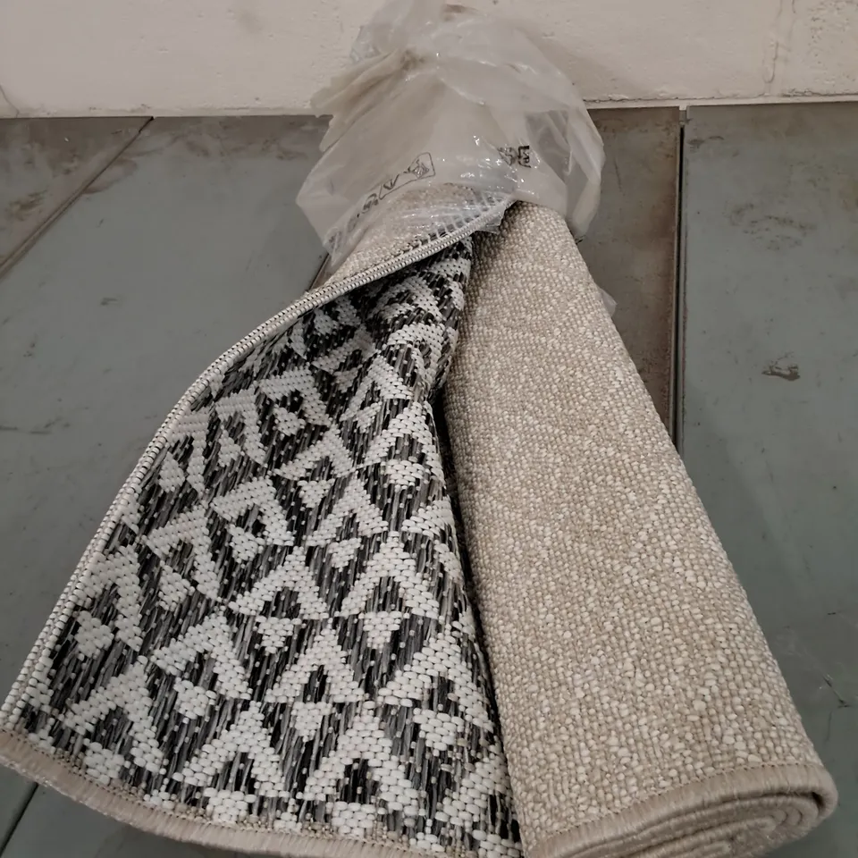 BRAND NEW PACO HOME 745 GREY KORTRIJK RUG SIZE 80CM X 150CM 