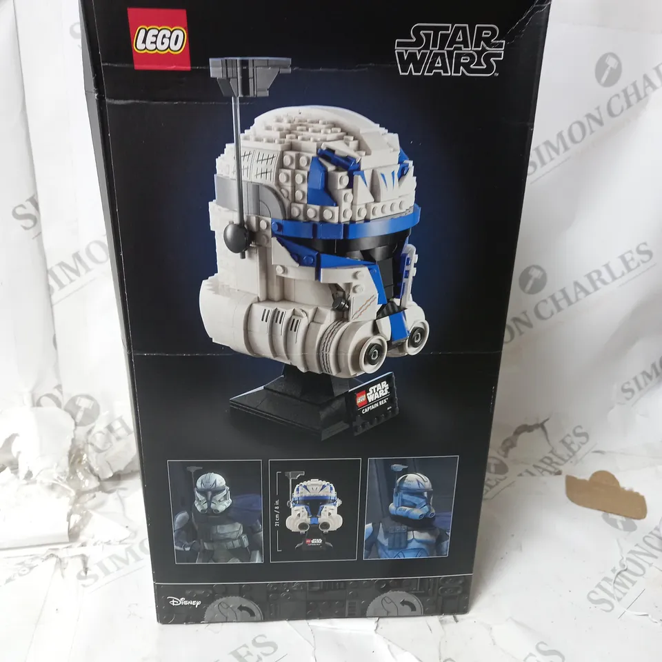 BOXED LEGO STAR WARS CAPTAIN REX HELMET 75349 RRP £59.99