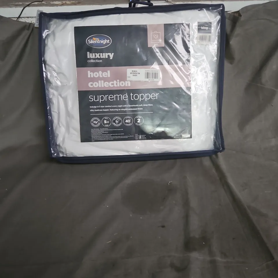 SILENTNIGHT LUXURY HOTEL COLLECTION SUPREME TOPPER KING-SIZE MATTRESS TOPPER