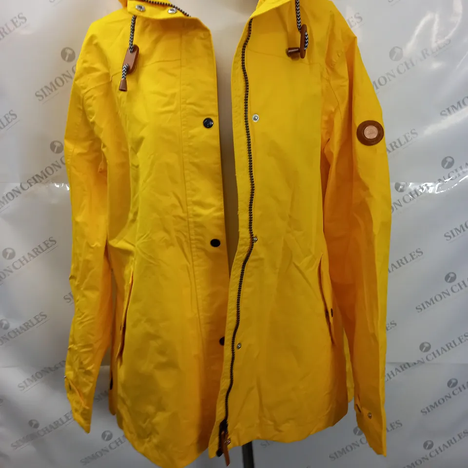 GELERT COAST JACKET IN YELLOW - UK 18 XXL