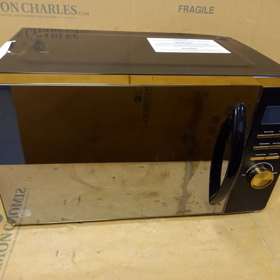 SWAN MICROWAVE IN BLACK/GOLD