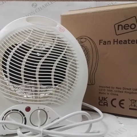 BOXED NEO FAN HEATER IN WHITE