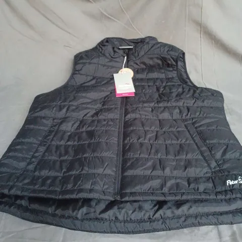 PETER STORM BLISCO 2 WOMENS GILET IN BLACK SIZE 18