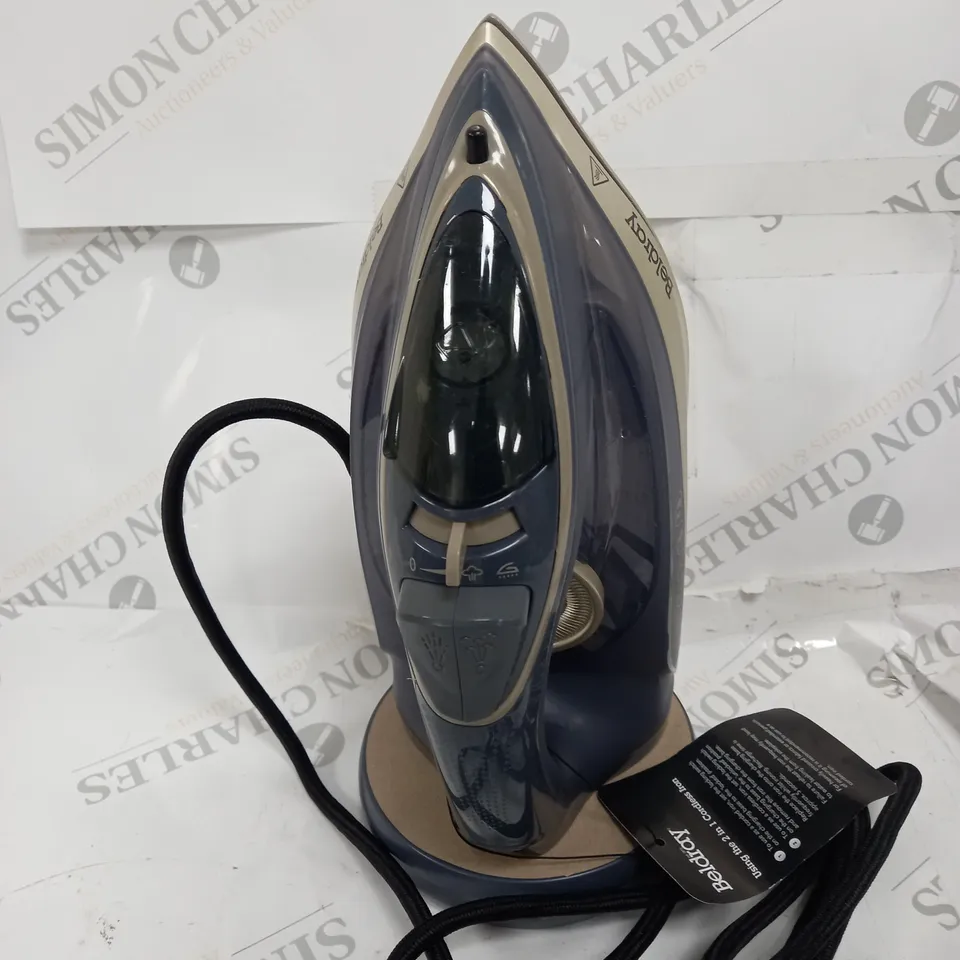 BOXED BELDRAY 2-IN-1 CORDLESS STEAM IRON