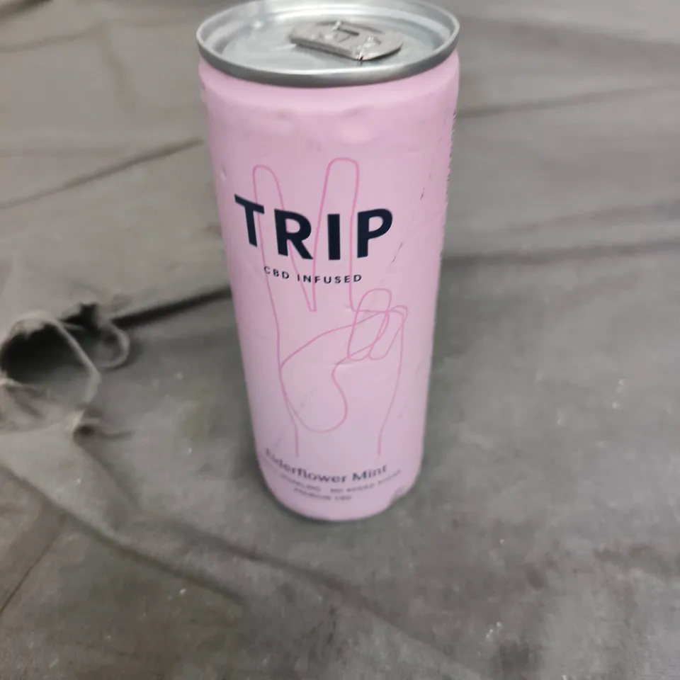 APPROXIMATELY 10 ASSORTED FOOD ITEMS INCLUDING TRIP CBD INFUSED SPARKLING WATER AND SIMPLY THANKS CHOCOLATE 