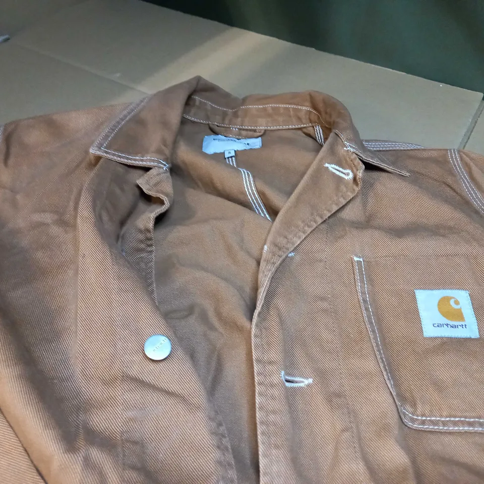 CARHARTT TAN BUTTON THROUGH SHAKET - SMALL