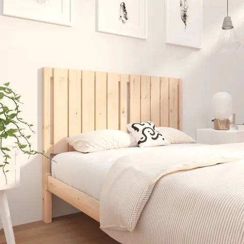 BOXED BURLEY SOLID WOOD HEADBOARD