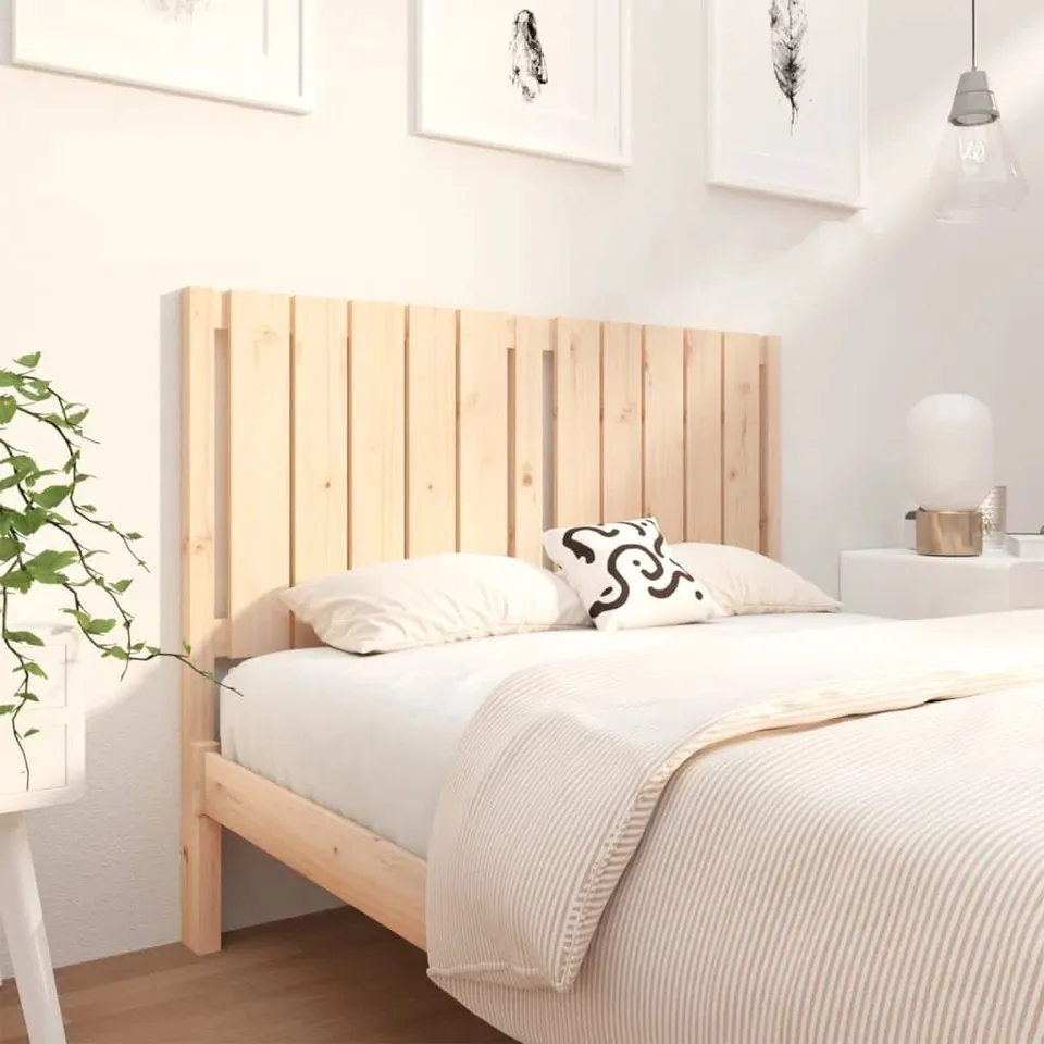BOXED BURLEY SOLID WOOD HEADBOARD 