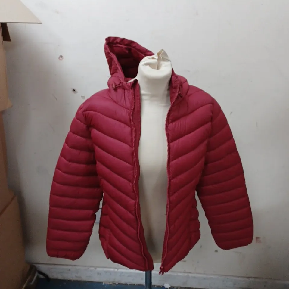 SOULCAL&CO RED PUFFER COAT SIZE 12