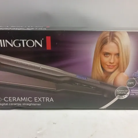 BOXED REMINGTON PRO-CERAMIC EXTRA WIDE DIGITAL CERAMIC STRAIGHTENER