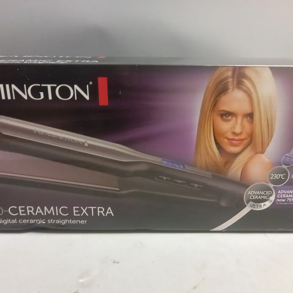 BOXED REMINGTON PRO-CERAMIC EXTRA WIDE DIGITAL CERAMIC STRAIGHTENER