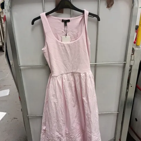 NOBODY'S CHILD EVERLEIGH MIDI DRESS – PINK, UK 8 (EU 36, USA 4)