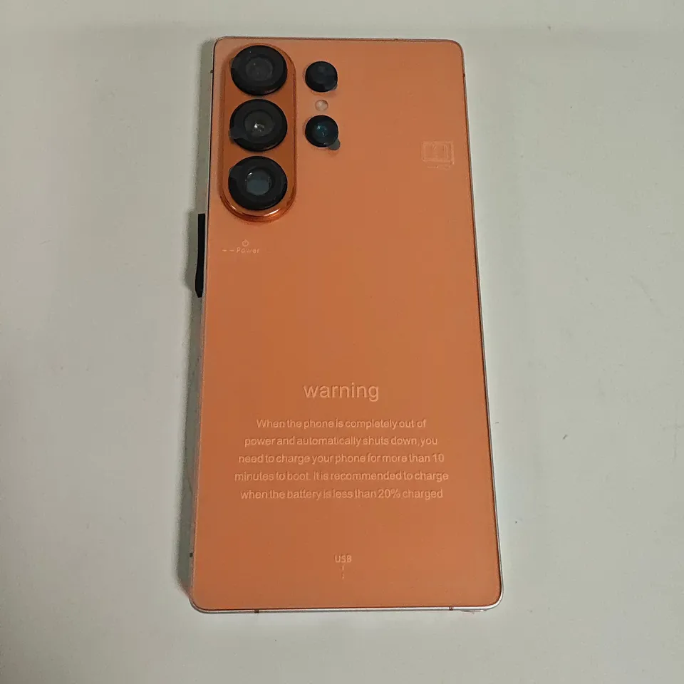 BOXED ALPS SP-001 GENERIC ANDROID SMART PHONE IN ORANGE 