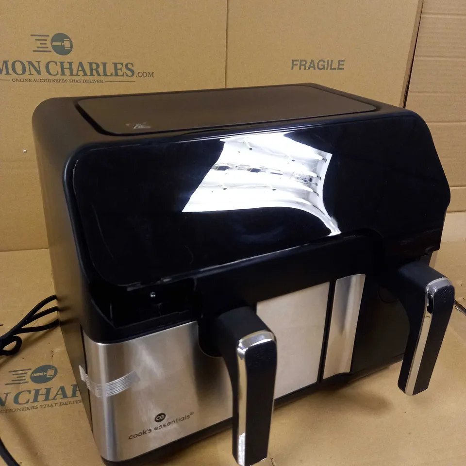 COOK'S ESSENTIALS DUAL AIR FRYER 7.7L