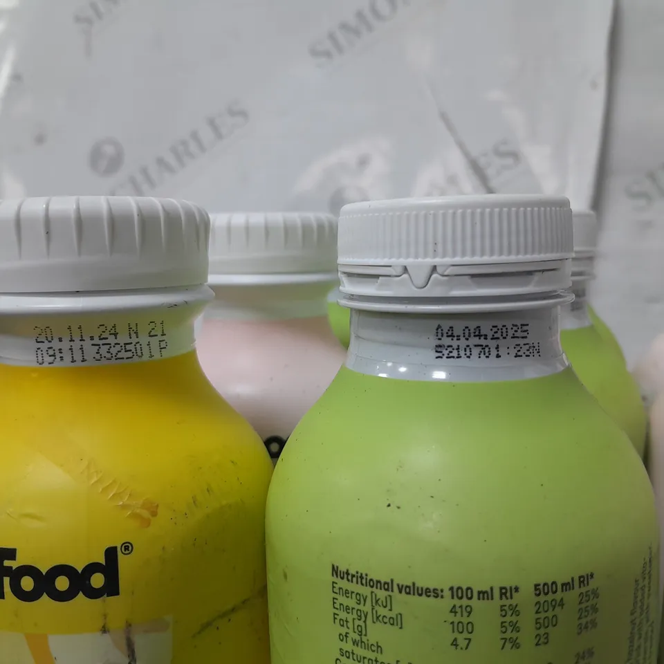 LOT OF 10 YFOOD THIS IS FOOD MEAL DRINKS - VARIOUS FLAVOURS