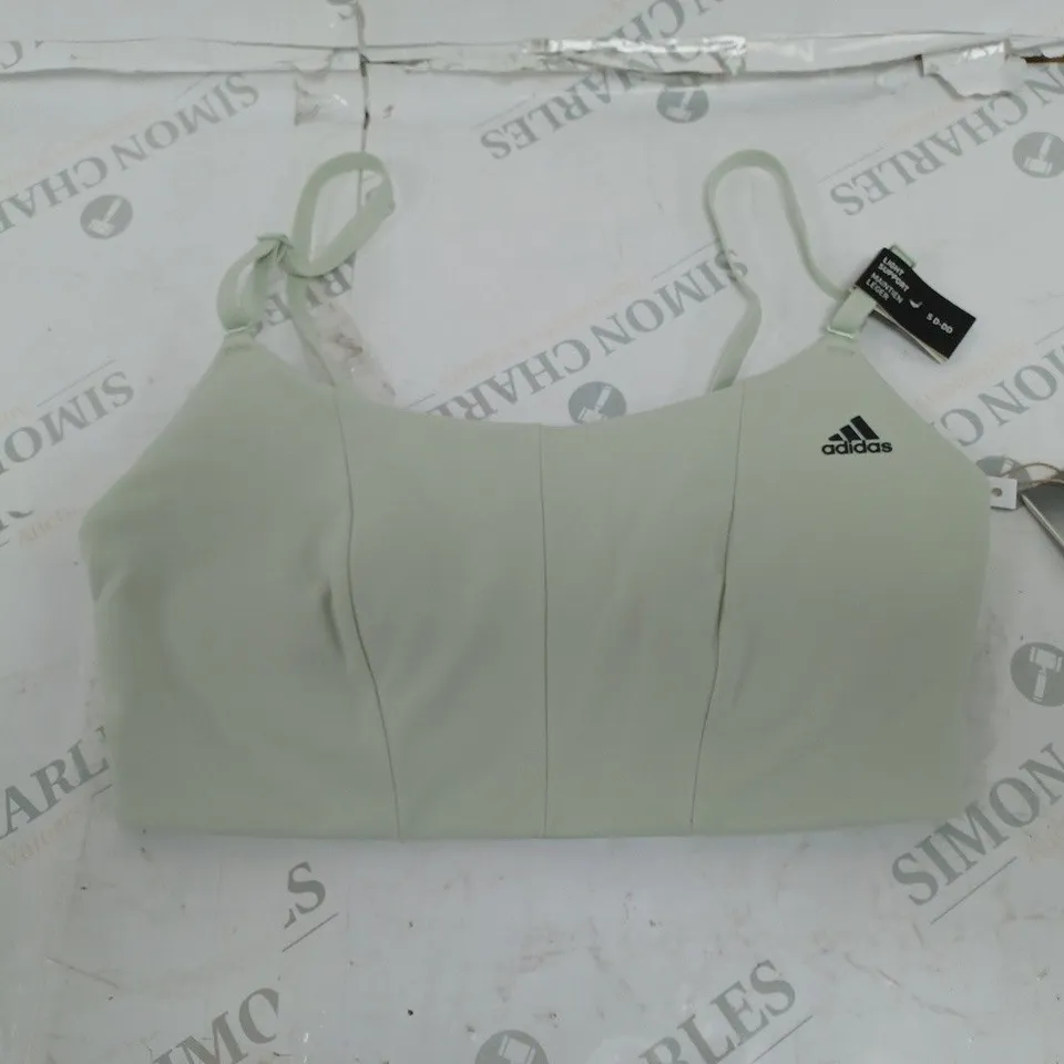 ADIDAS LOGO GREEN SPORTS BRA- UK SDD