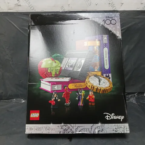 BOXED LEGO DISNEY VILLAIN ICONS SET FOR ADULTS 43227