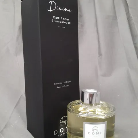 BOXED DOME DIVINE DARK AMBER & SANDALWOOD REED DIFFUSER (200ML)