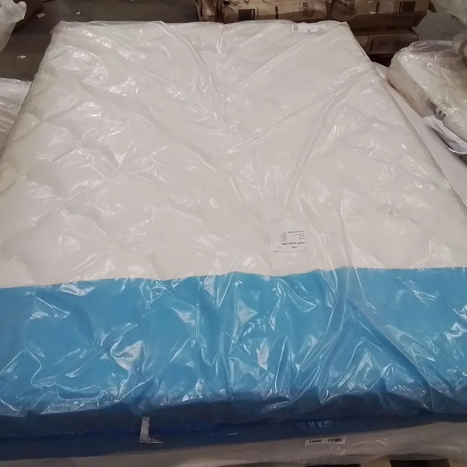 QUALITY BAGGED DOUBLE 135cm AIRSPRUNG LUXURY QUILTED MEDIUM MATTRESS RRP £229