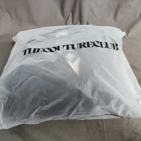 THE COUTURE CLUB NYLON BLAZER COAT – BLACK, UK 10