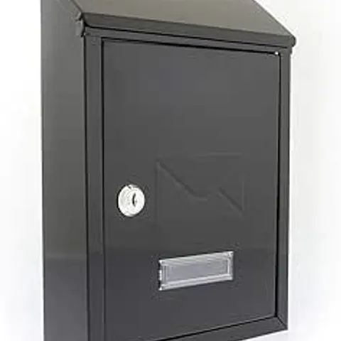 BOXED AVON REAR ENTRY WALL MOUNTED GALVANISED STEEL POST BOX (1 BOX)