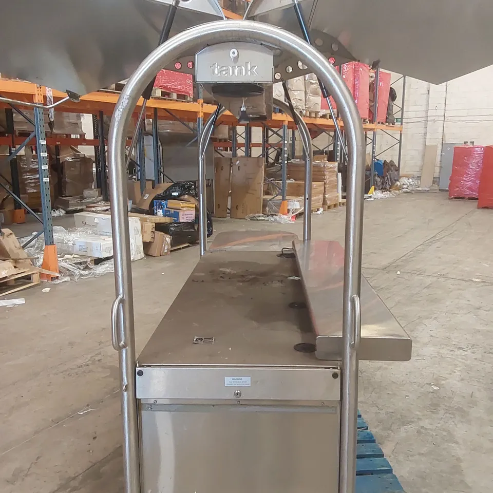 TANK STAINLESS STEEL MOBILE FOOD AND DRINK CATERING STATION