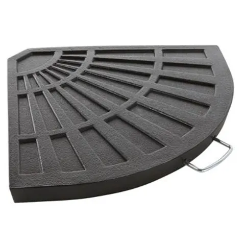 QUARTER PARASOL BASE - BLACK
